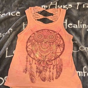 Beautees coral owl tank